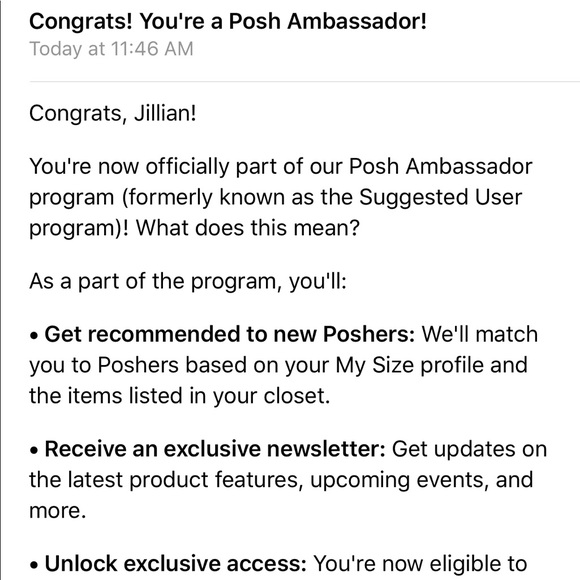 ❤️POSH AMBASSADOR❤️ - Picture 3 of 4